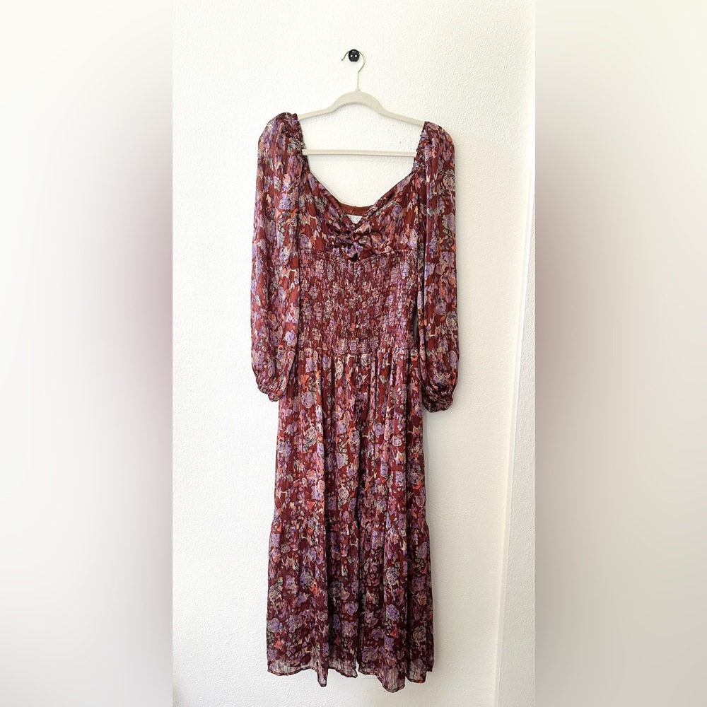 Astr Maxi Floral Dress / Size Medium